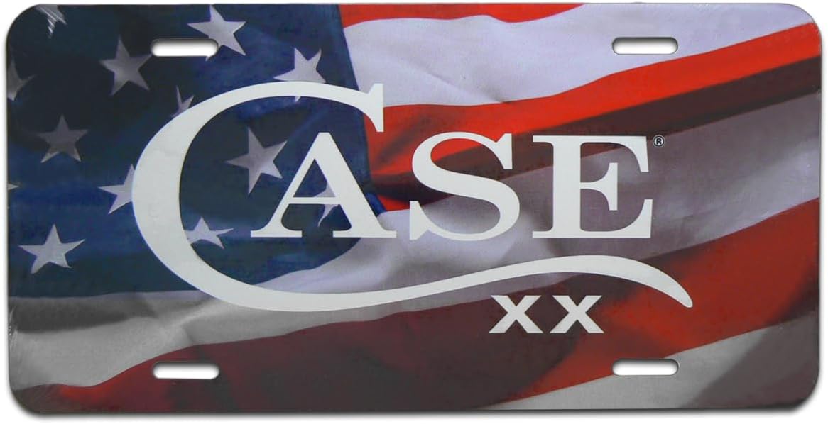 Case Cutlery USA Flag License Plate