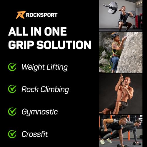 Image of Rocksport Liquid Chalk for Gym, Weightlifting & Climbing - Quick Drying Lifting Chalk | Gym Powder for Grip | Non-Messy Chalk for Gym, Fitness, Crossfit & Calisthenics (100 ML)