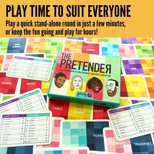 The Pretender: The Hilarious Pocketsize Game Of Mini Charades and Social Deduction