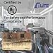 CAT6E Riser (CMR), 1000ft, UTP 24AWG, Solid Bare Copper, 600MHz, UL Certified, Easy to Pull (Reelex II) Box, Bulk Ethernet Cable in White