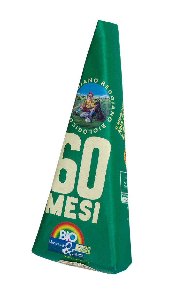 Parmigiano Reggiano Biologico scelto Extra 60 mesi Punta da 0.5 Kg Sottovuoto Incartata