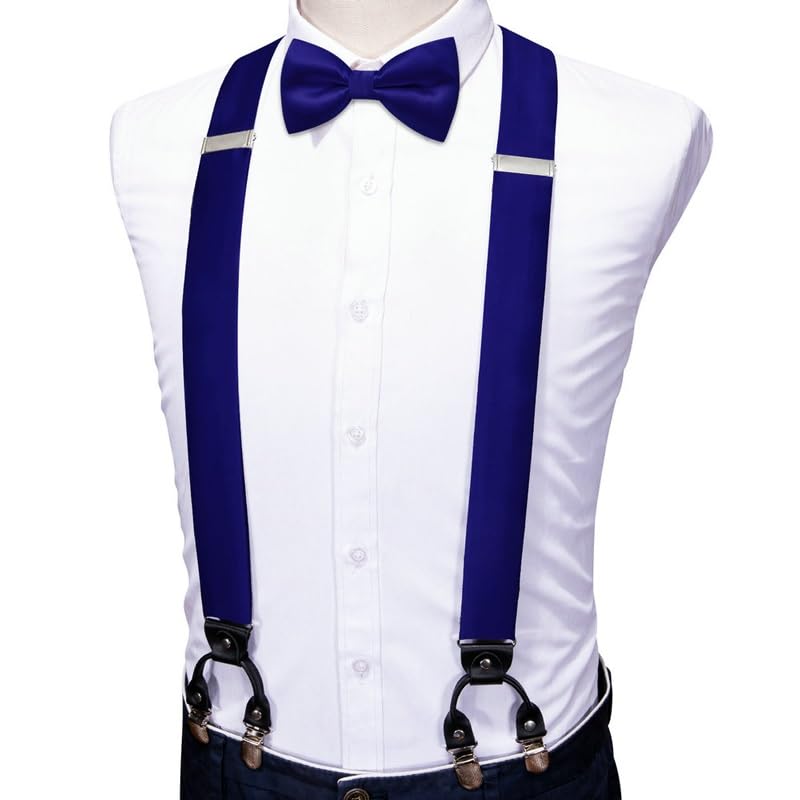 Set de Tirantes y Corbata de Lazo para Hombre miniatura 3