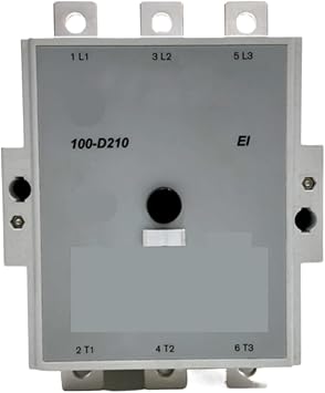 Industrial AC Motor Contactor 100 D210EI for 208 to 277V Circuits with electromagnetic Switching and Overload Protection,0313
