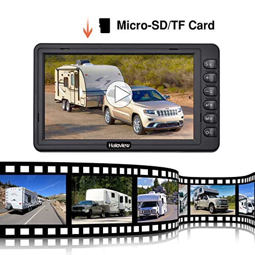 Image of Haloview BThandy7 Wireless Backup Rear View FHD 1080P Hitch Camera and Monitor System for RV /Trailer /Pickup