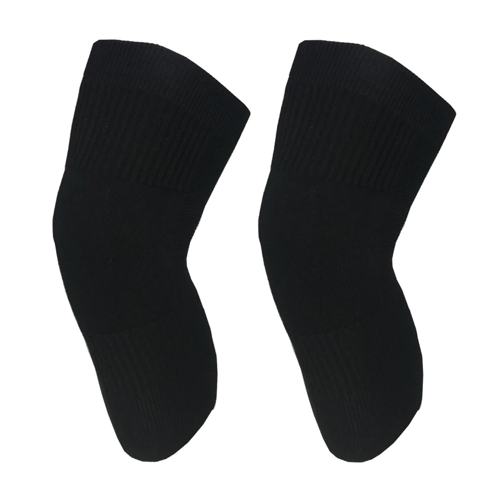 Genouillères Thermiques Genouillères élastiques Four Seasons for hommes et femmes (1 paire)(Black,M)