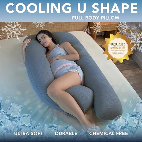 Maternidream Pregnancy Pillow, Body Pillow, Side Sleeper Pillow, Cooling by Maternidream - Used condition - Image 2