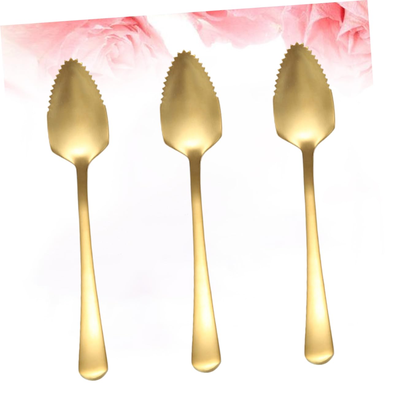 12 Pièces 304 stainless steel inoxlm expresso poignée entremet eat couverts cuillères à fruits cuillères à dessert Acier inoxydable cuillère à fruits cuillère à mélanger vaisselle