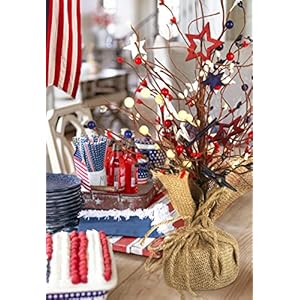 4th of July Decorations 17 in Fourth of July Decoration Lighted Tree Red White and Blue Patriotic Decorations for Home Table Top 4th of July Decorations 17 in Fourth of July Decoration Lighted Tree Red White and Blue Patriotic Decorations for Home Table Top