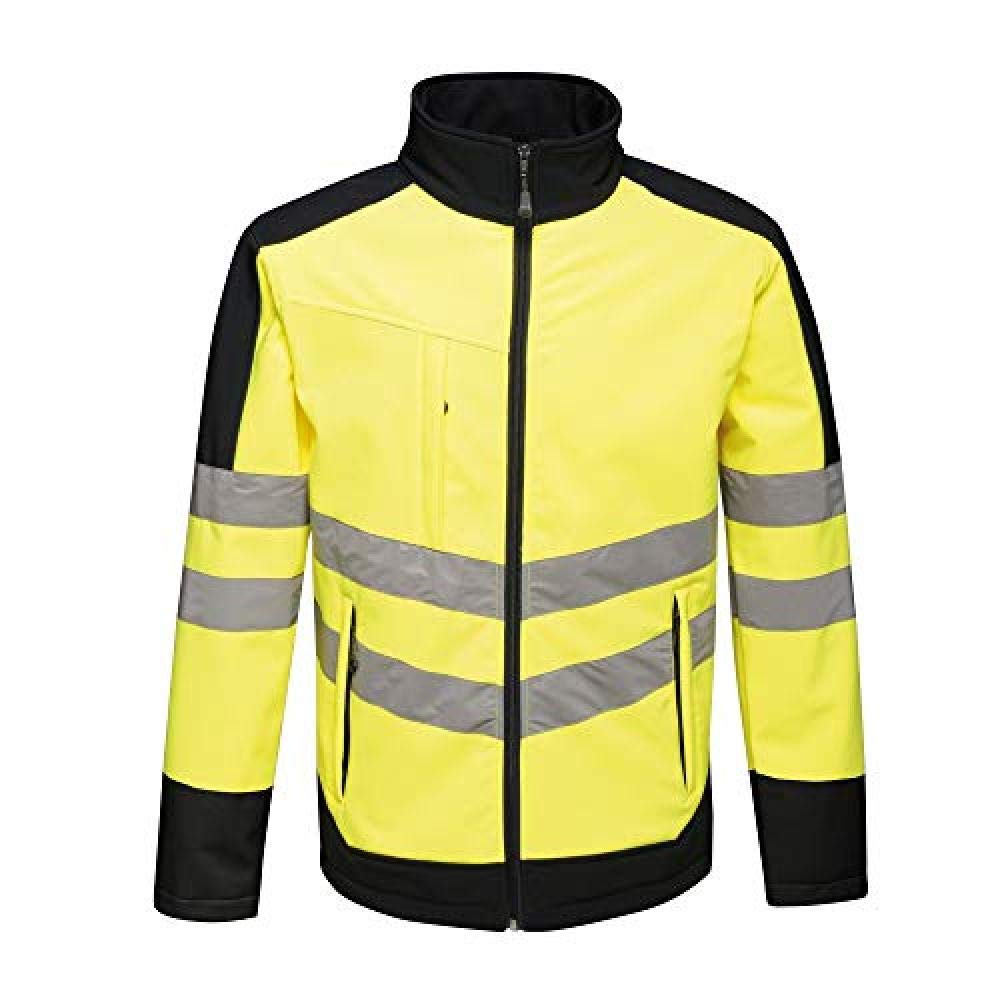 Regatta Hi-Vis Pro 3-Layer Softshell Jacket - Yellow - XXXL