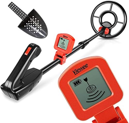 Viewee Metal Detector for Kids, Classic Style Junior Metal Detector for Beginner, Height Adjustable & Durable in Outdoor Adventure