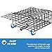 A1FISHER 3Packs Vinyl-Coated Wire Crab Bait Cages for Crab Pot, 6