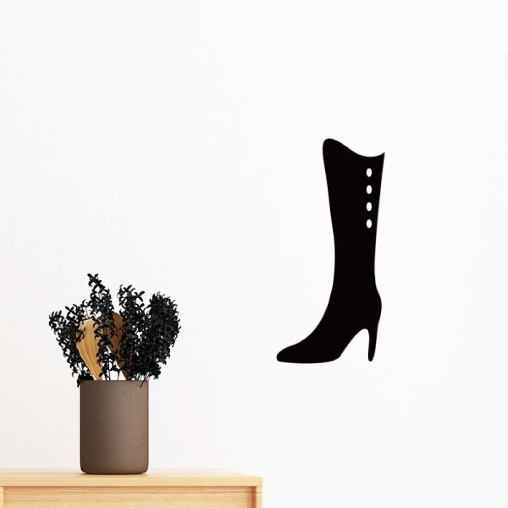 Silhouette amovible stickers muraux bottes deco dressing et chambre tendance