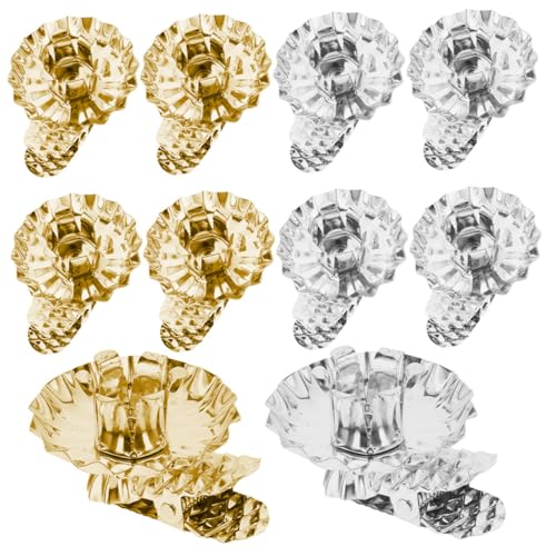 Veemoon 20pezzi Portacandela Natale in Metallo Clip Per Candela Natalizia Portacandele Per Albero Di Natale Decorazione Per Portacandele Natalizio Clip Per Decorativo