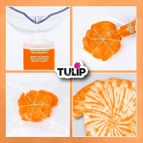 Tulip One-Step Tie-Dye Kit, Vibrant Colors for Fabric 4 fl oz, Orange — 사진 5