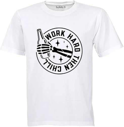 Unisex Work Hard Then Chill - Adults - T-Shirt