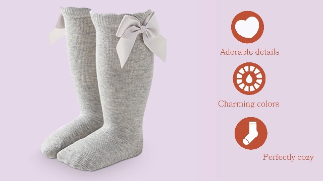 Amazon.com: CozyWay Baby Knee High Sock - Stay-Up Newborn Knee