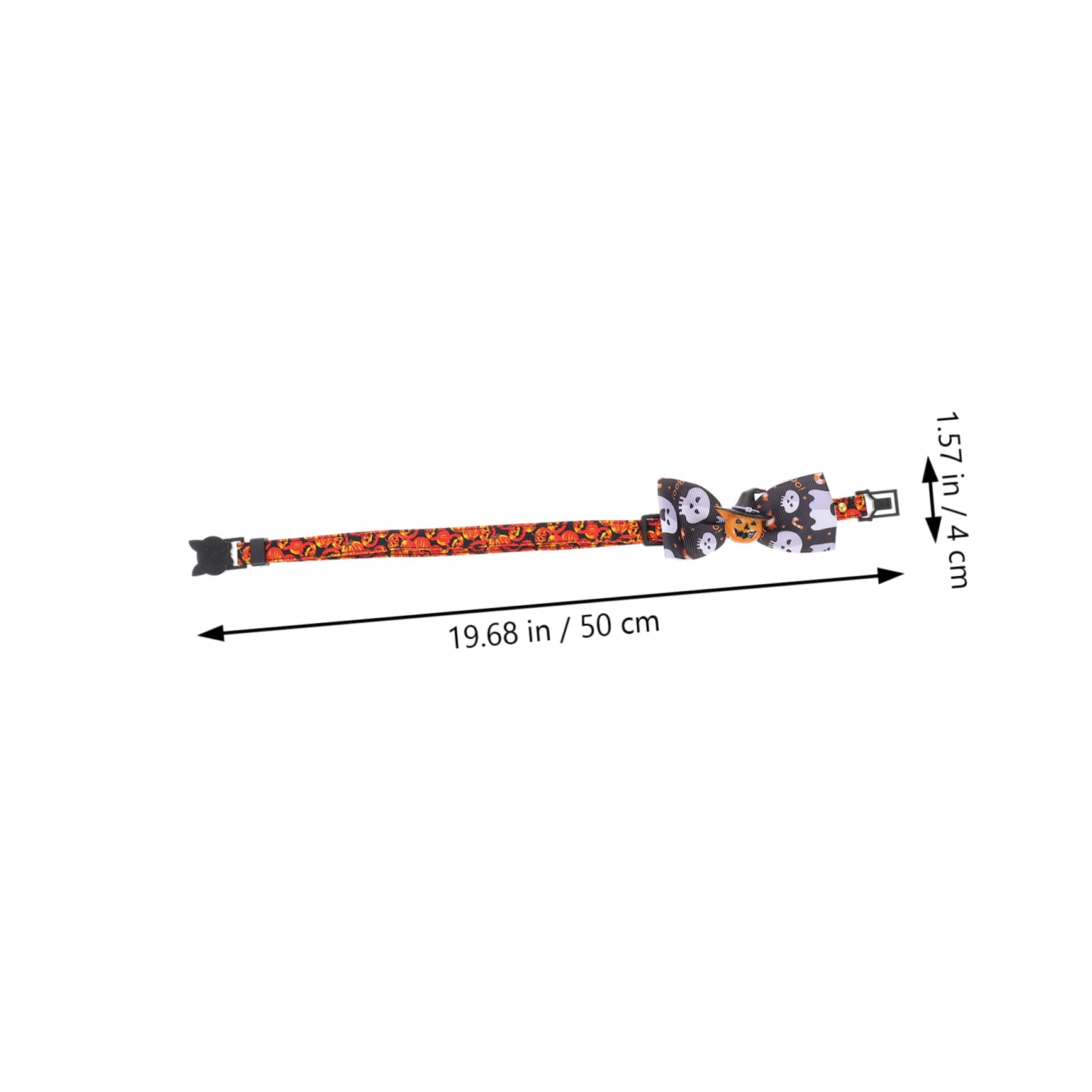 INOOMP 10stücke Halloween Katzenhalsbänder Mit Verstellbarem Design Und Schleife Für Kätzchen Und Haustiere Festtagsaccessoires Mit Kürbis Und Fledermaus Motiven