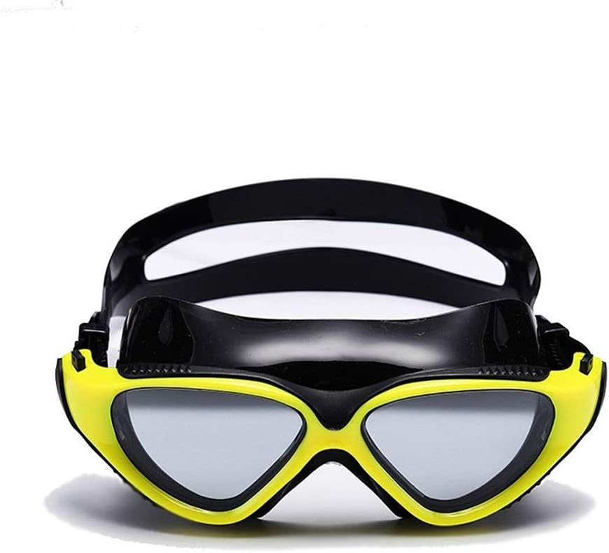 Swim Goggles, Swimming Anti Fog No Leaking with UV Protection and Clear Lens Wide-Vision for Men Women Adult Youth