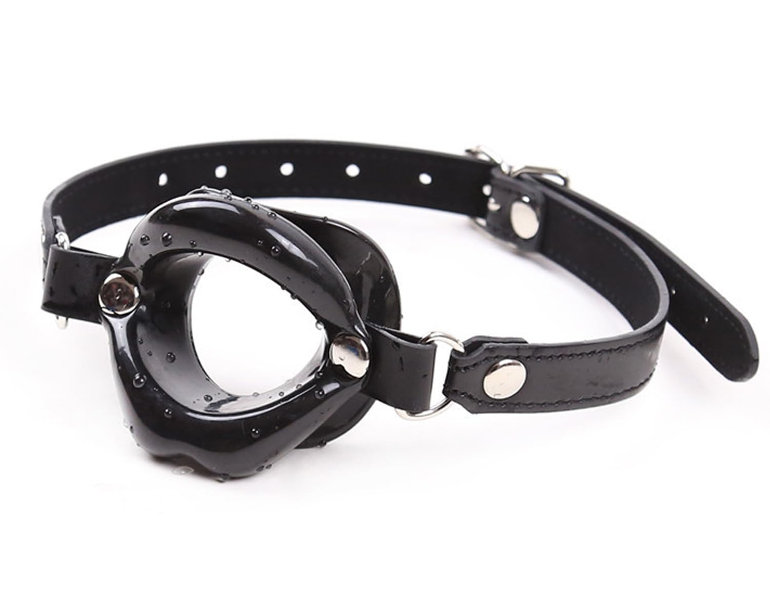 Silicone Knebel Ball,Silikon Knebel Mundknebel,Silikon Ball Gag mit Fetisch BDSM Sex Bondage,Verstellbarer SexSpiele Ballknebel,Mundknebel Sexspielzeug (Schwarz)
