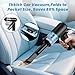 Tkkich Car Vacuum Portable Cordless,90°Foldable 4in1 Vac V2 Handheld Vacuums Cleaner Brushless Motor High Power 17000PA Compressed Air Dusters Cordless Vacuum Cleaners for Car Home Office Pet