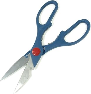 Aexit Kitchen Navy Hand Tools Blue Plastic Grip Stainless Steel Blade Bottle Opener Shears & Scissors Scissor Shear
