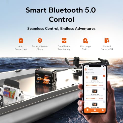 Image of Litime 12V 320Ah Mini LiFePO4 Battery with Bluetooth for RV, Travel Trailer