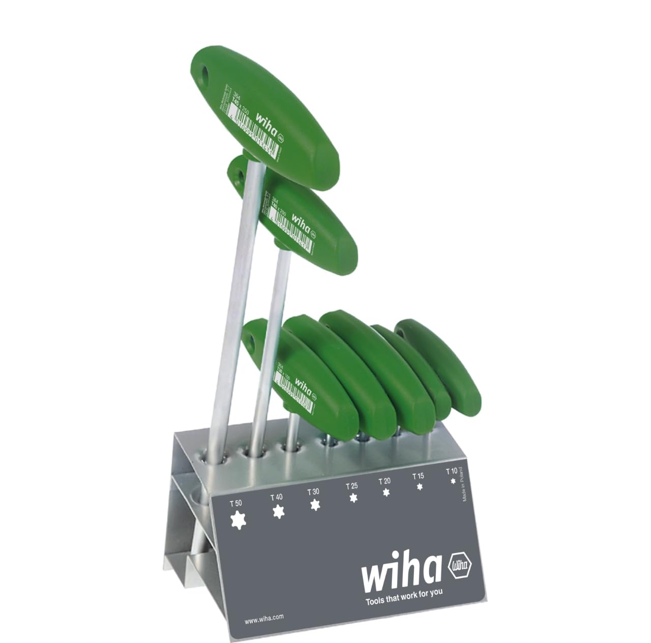 WIHA 01348 - Juego de llaves Allen con mango corredizo 364VB Ref. 364VB