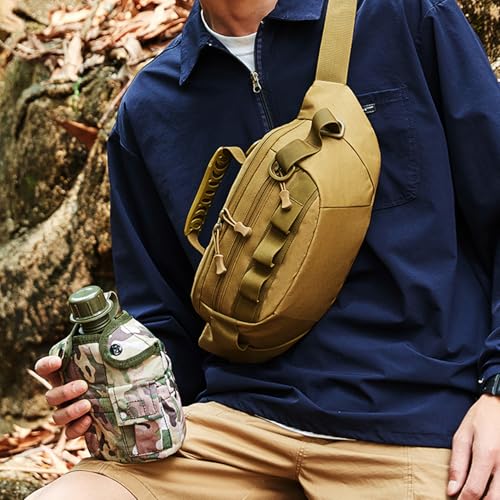 Aventik Bolsa de pesca, pochete de pesca, impermeável, bolsa de cintura, portátil, bolsa de pesca co