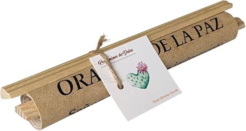 Miniatura 4 de Salmo 91 en Espanol - Cartel de oración listo para colgar, 14 x 8.5 pulgadas, impresión rústica de pergamino, color beige