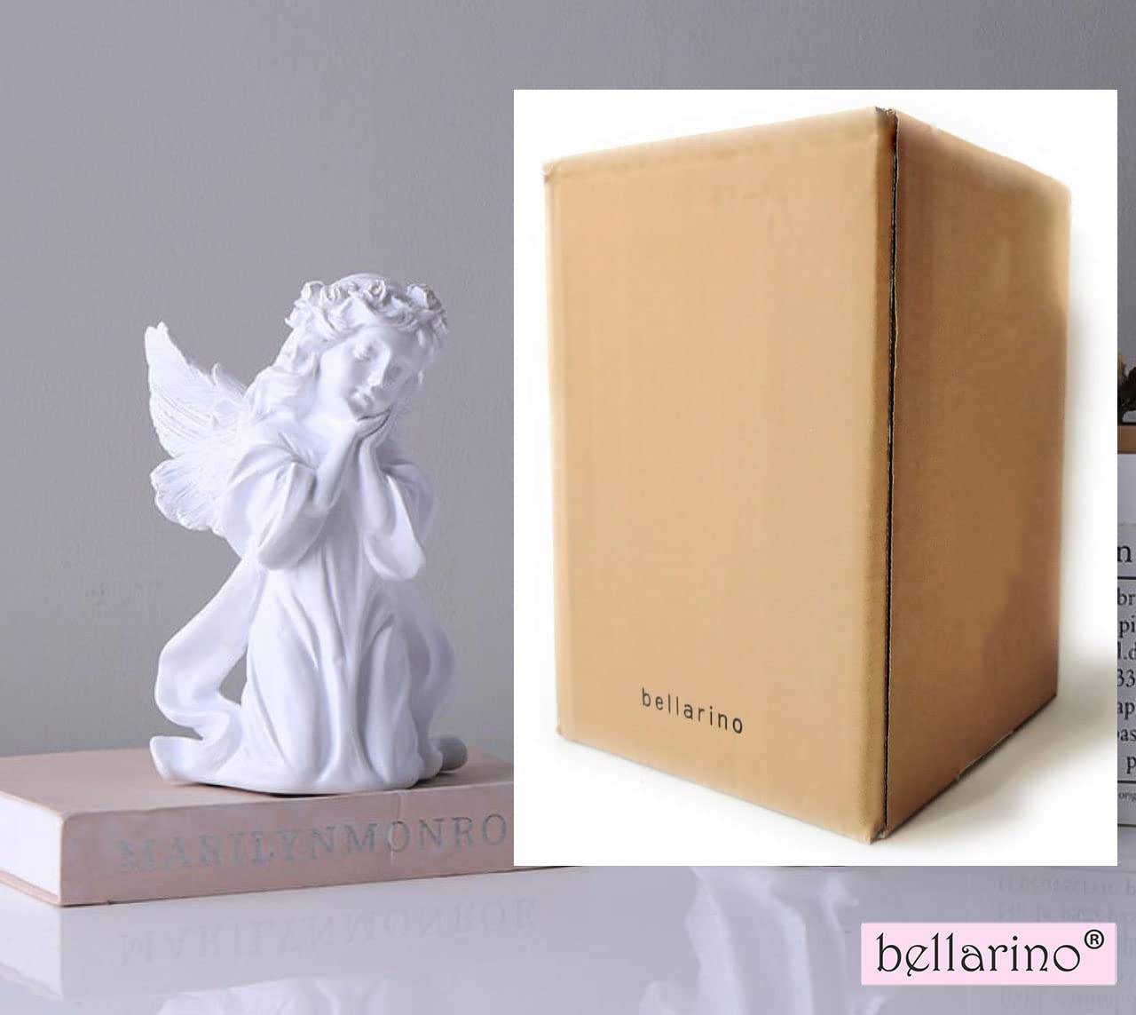 Amazon.co.jp: [bellarino] 天使 置物 オブジェ お祈り