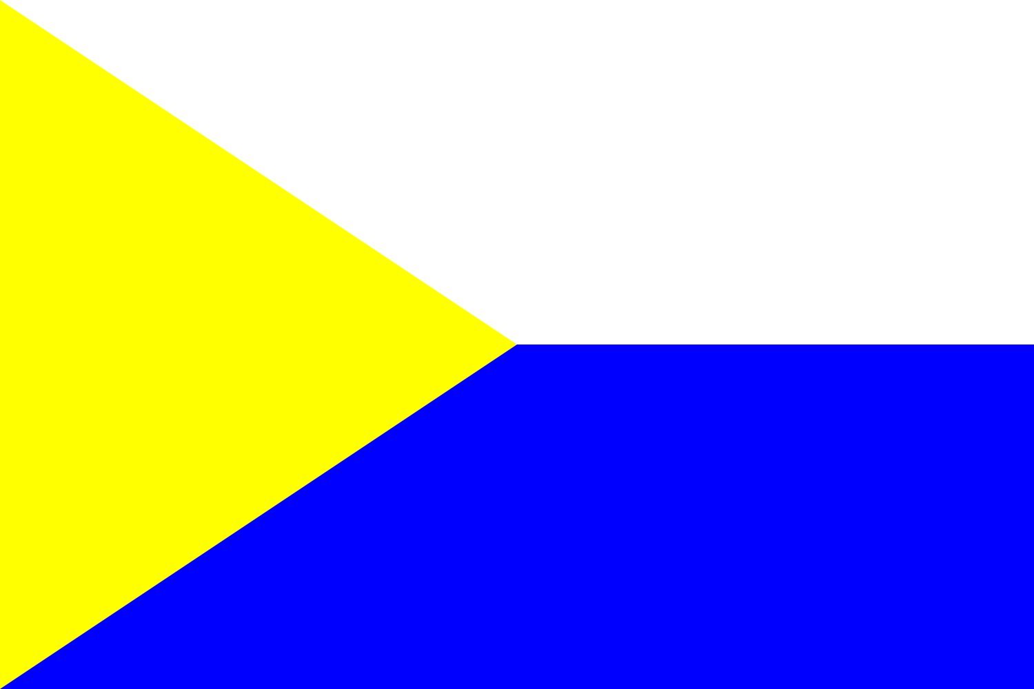 Drapeau Large Velké Poříčí en tissu haute résistance finitions premium