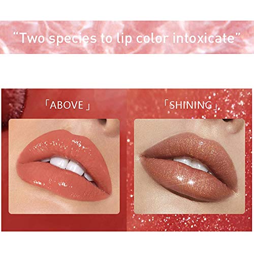 Maepeor Shiny Glossy Lipgloss Set 8Pcs Non-Sticky Moisturizing Lip Gloss Long-Lasting High Shine & Shimmer Liquid Lipstick For Girls And Women (Shiny Glossy, 8Pcs-A) #TOP4