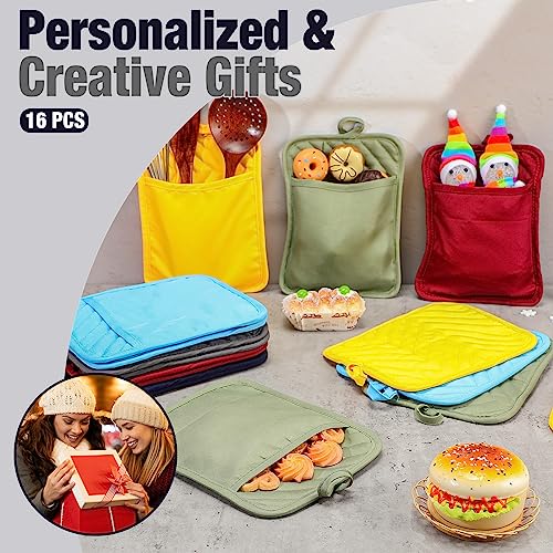 Zubebe GU-ZUBEBE-1515 Oven Pot Holders With Pockets Bulk Valentine'S Day Kitchen Gift For Women Heat Resistant Potholders Oven Mitts Hot Pads Terry Cloth Coaster thumb #5