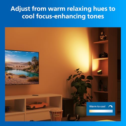 Philips Smart Lighting Squire Lite LED Table Lamp, Black - Image 4