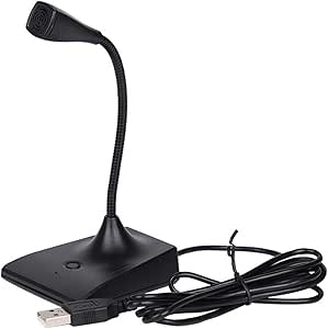 Amazon.com: USB External Mic with Holder Omnidirectional Noise ...