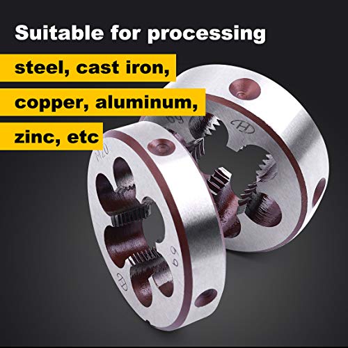 ATOPLEE Gewindeschneidmatrize metrisch gerade [M20 x 1,5, 1 Stück]