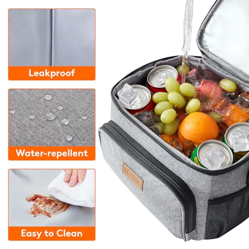 Lifewit Insulated Lunch Bag for Men Thermal Lunch Box for Women Cool Bag Reusable Leakproof Lunch Tote Bag with Adjustable Shoulder Strap for Adult for Work/Picnic/Beach - Image 4