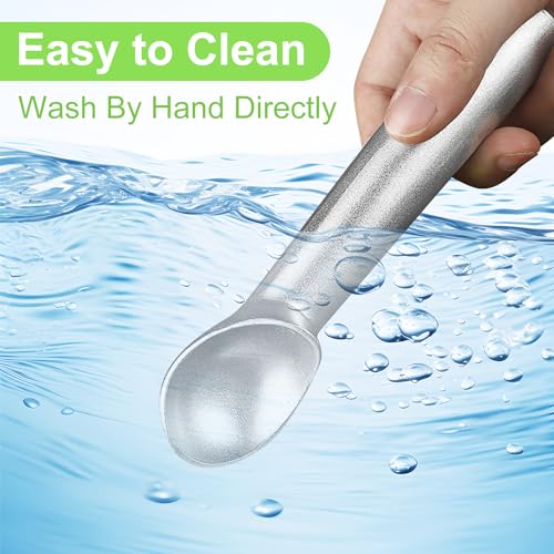 4PCS Ice Cream Scoops,Aluminum 7 INCH Handle Ice Cream Scooper,Non-Stick Anti-Freeze One-Piece Design Cookie Spoon for Hard ice Cream, Fruit Puree, and Potato mash - Image 5