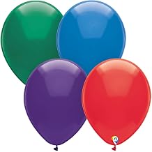 12" Crystal Assortment Latex Party Balloons, Multicolor