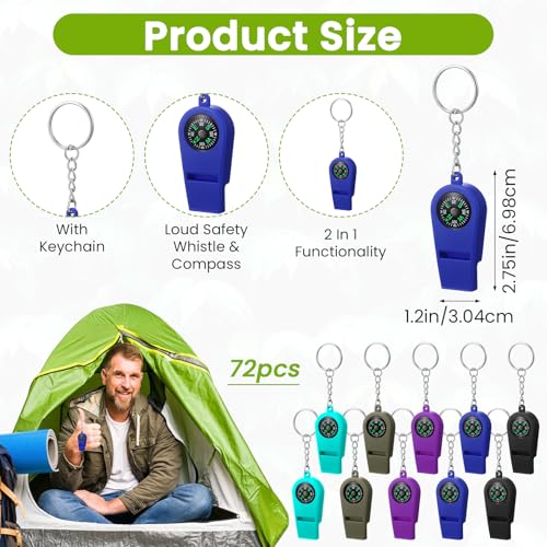 2-in-1 Survival Whistle with Compass Review product image