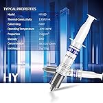 HY-510-100g (25g*4) Thermal Conductivity: >1.93W/m-k CPU Thermal heatsink Paste Silicone Grease Compound Non-Conductive for pc CPU gpu PS4 100 Gram - Image 3