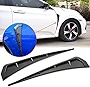 Xotic Tech Type-R Style Side Fender Vent Cover Trim, Carbon Fiber Texture, Compatible with Honda Civic 10th Gen 2016-2021