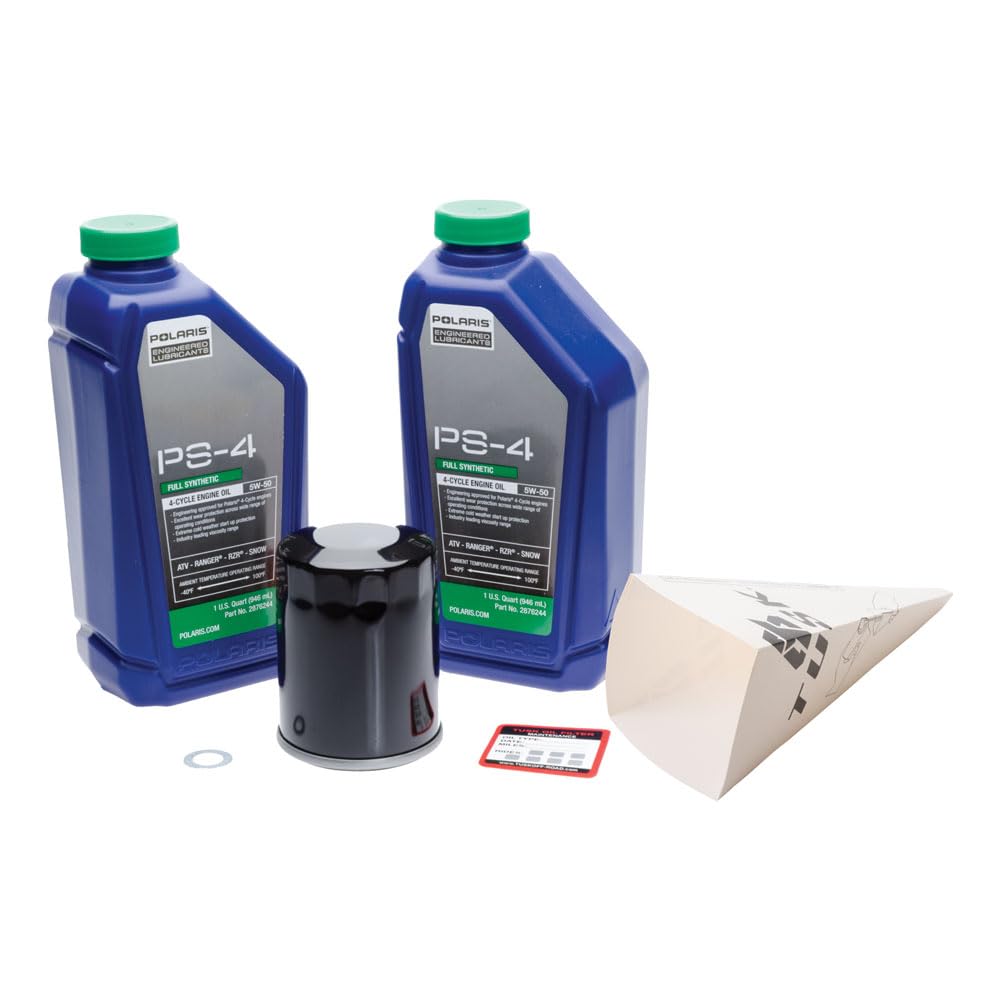 TUSK 4-Stroke Oil Change Kit Polaris PS-4 Plus 5W-50 for Polaris Ranger 570 Mid Size 2015-2021