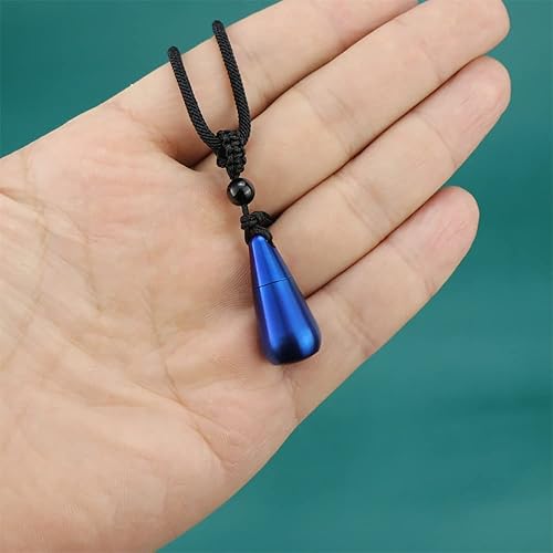 Miniatura 2 de Pastillero para llavero de titanio, impermeable, pastillero de bolsillo portátil, contenedor de píldoras, organizador EDC para viajes diarios (azul)