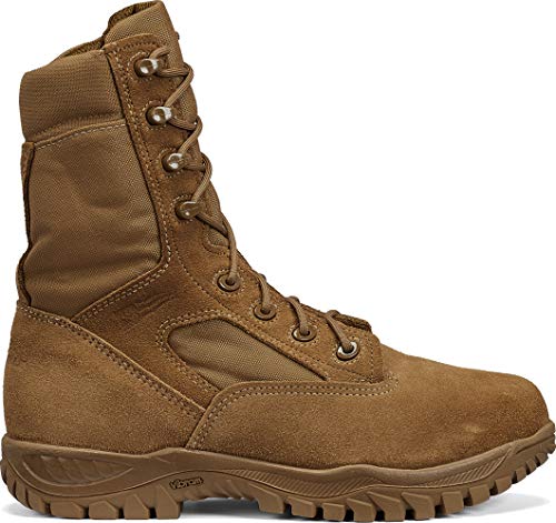 Belleville C312 ST 8" Hot-Weather Steel Toe Military Boots for Men - Slip-Resistant & Lightweight Men's Tactical Boots - AR 670-1 & AFI 36-2903 - Berry Compliant2