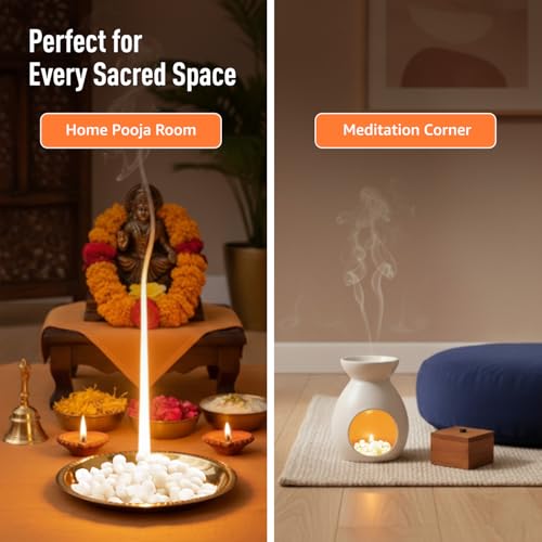 Image of Amazon Brand - Presto! Camphor Tablet | Small |500g Jar X Pack of 2 | For Puja