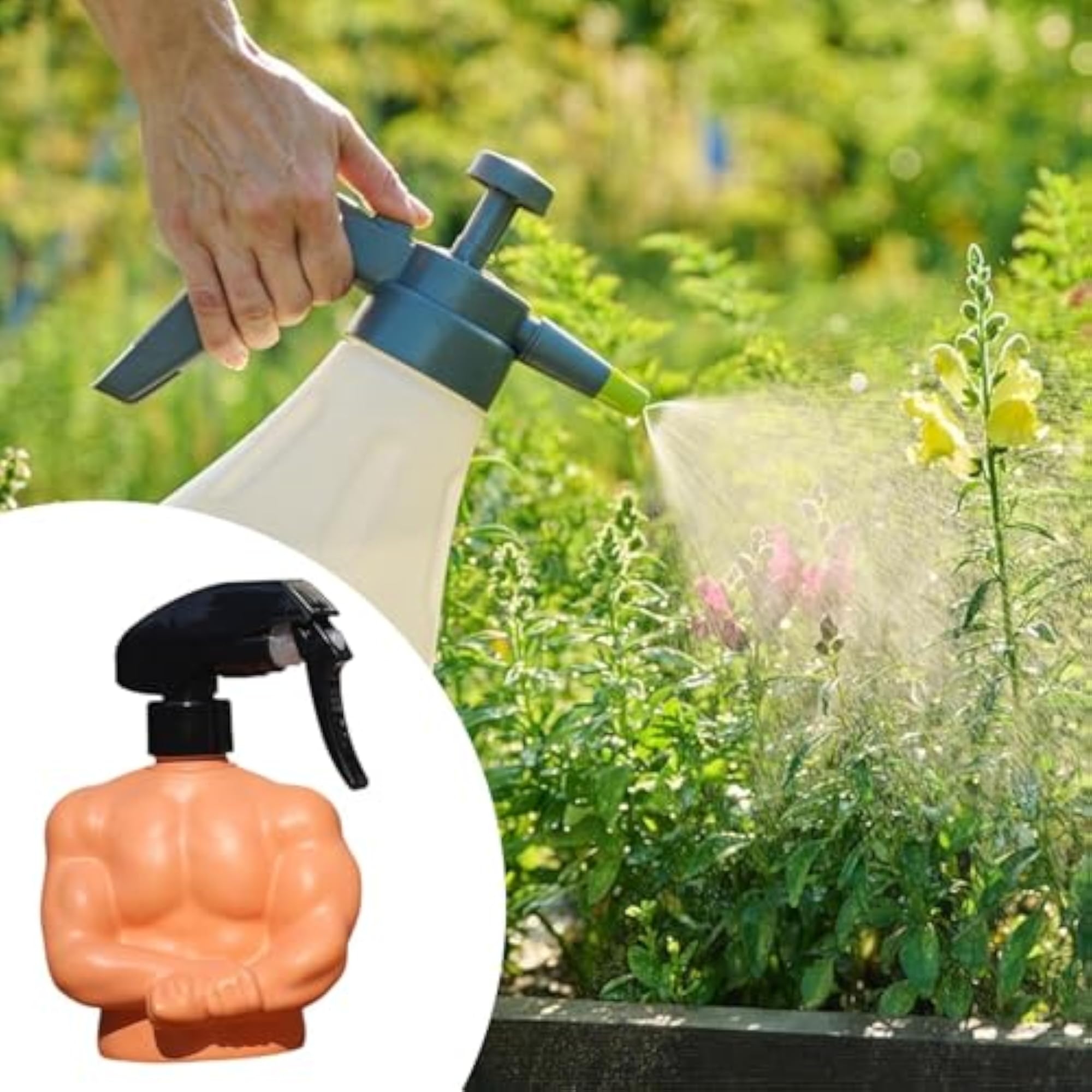 Empty Spray Bottle, Leakproof Fine Mist Plant Mist for Home Cleaning, Black