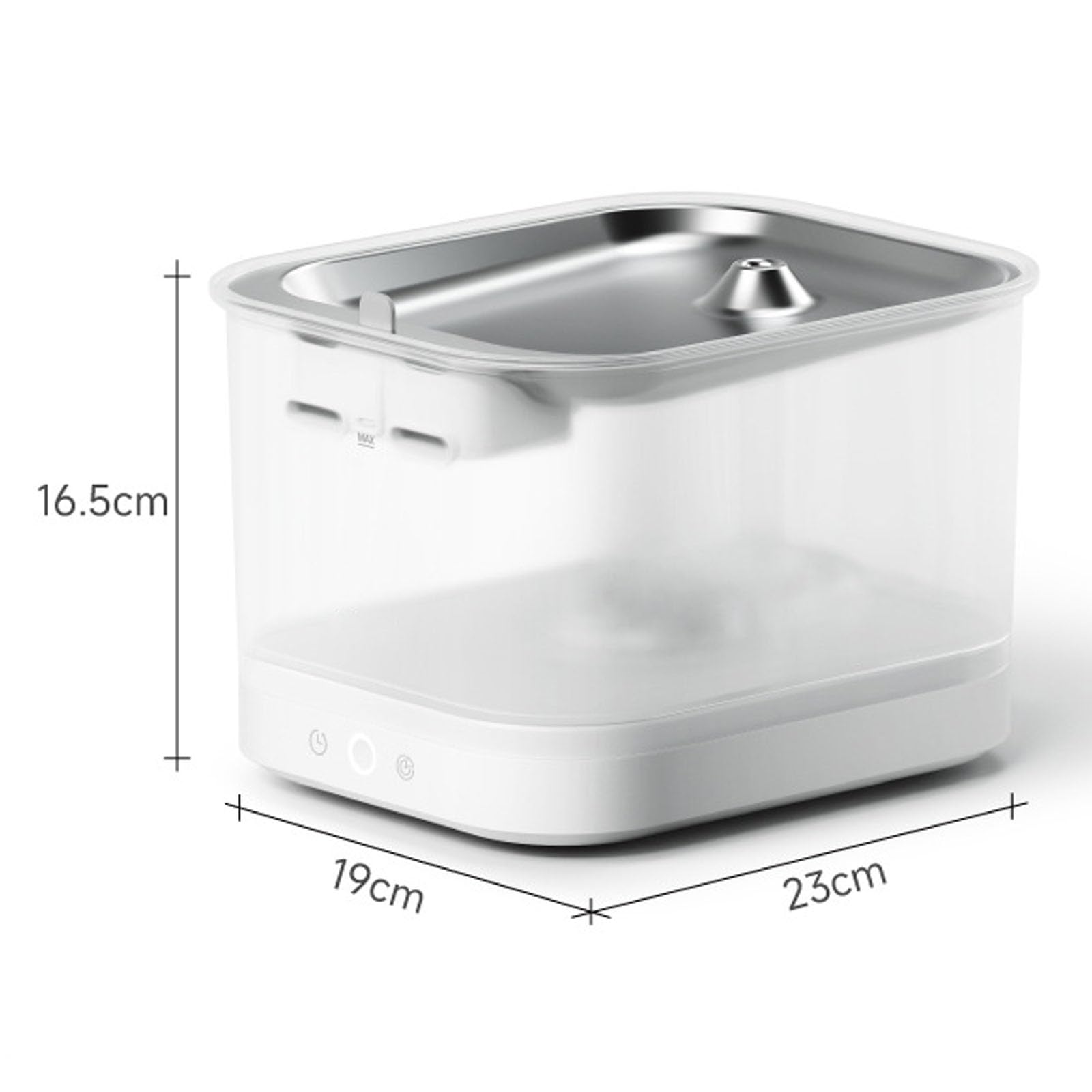Fontanella Per Gatti, in Acciaio Inox, A Batteria, Erogatore D'acqua Per Gatti Da 84 Oz/2,5 L, Senza Fili, Con Sensore Di Movimento, Pompa Ultra Silenziosa, Multifiltrazione, Facile Da Pulire