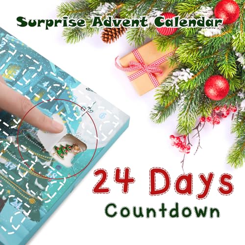 HYASIA Advent Calendar Bracelet Set Gifts for Teenage Girls 3-12 Years Old Charm Bracelet Making Set for Kids Stocking Filler Christmas Gifts Arts and Crafts - Image 2
