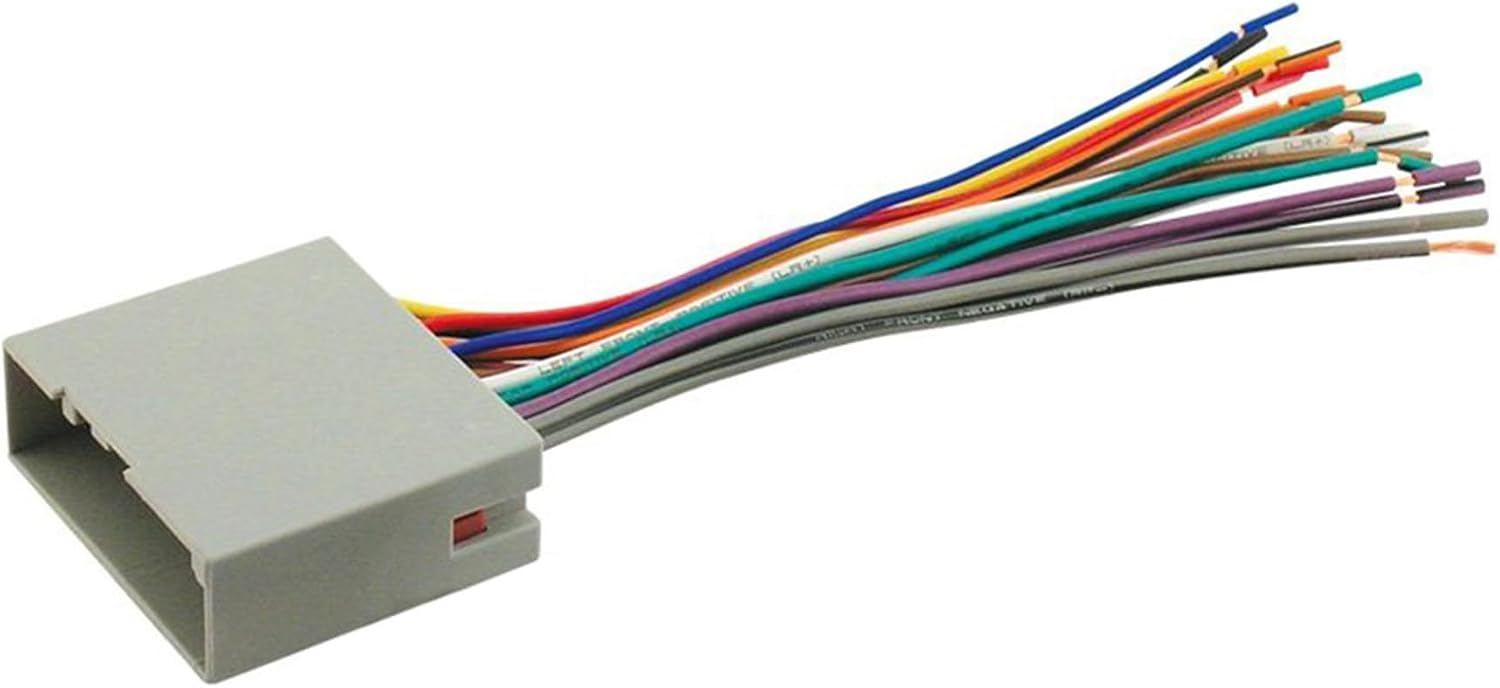 Scosche FDK11B Aftermarket Radio Wiring Harness for Select Factory Amplified 2003-12 Ford, Lincoln and Mercury Vehicles - Car Stereo Wire Harness - Check Vehicle List Notes in Images for Your Model